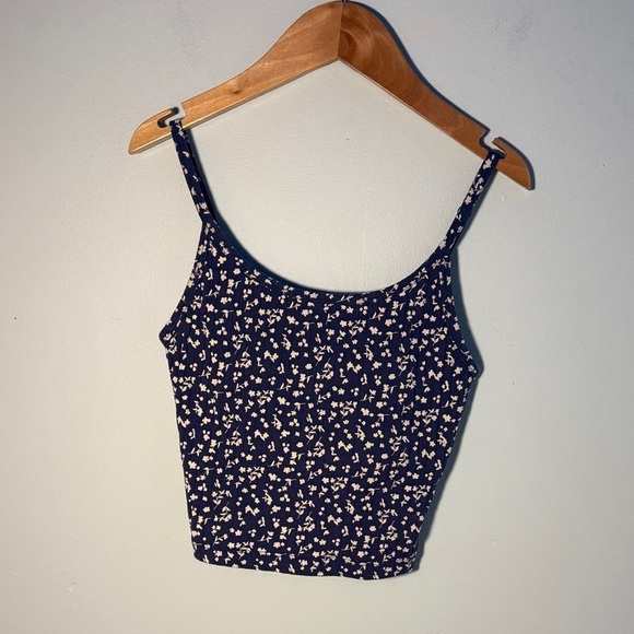 Old Navy Navy Blue Floral Camisole - Picture 1 of 3